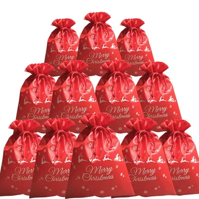 Non-Woven Drawstring Wedding Candy Bag, Logo Printed