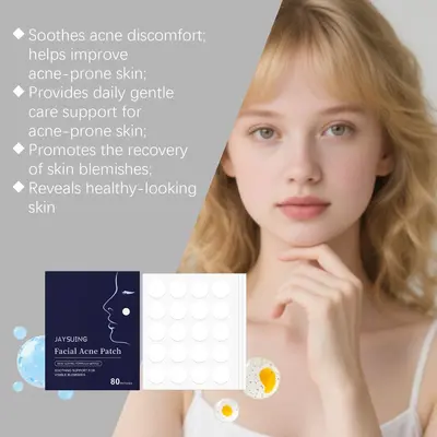 JAYSUING facial acne patches, breathable, daily skin care