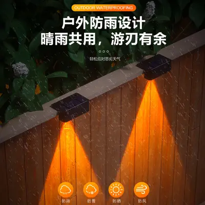 Solar Outdoor Step Light for Garden and Staircase