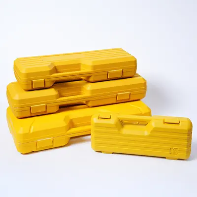Rectangular Blow Molded Plastic Tool Box, Portable Suitcase Style