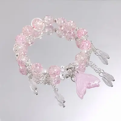 Kristallarmband, süßes Walddesign