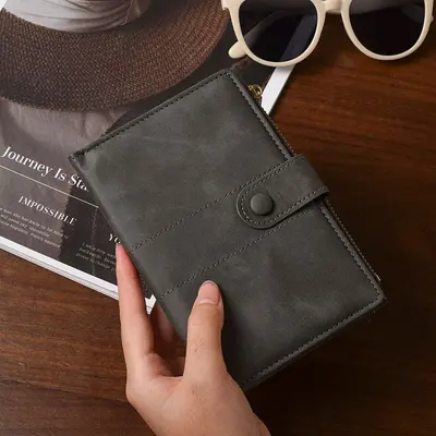 Passport holder, RFID blocking, multiple compartments - 7