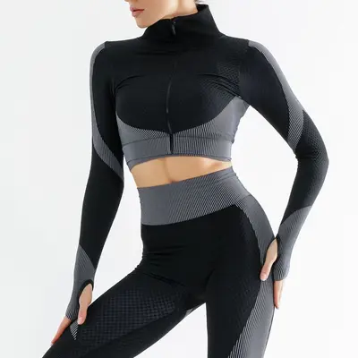 Women's Seamless Yoga Pants, High Waist, Quick-Dry - 9