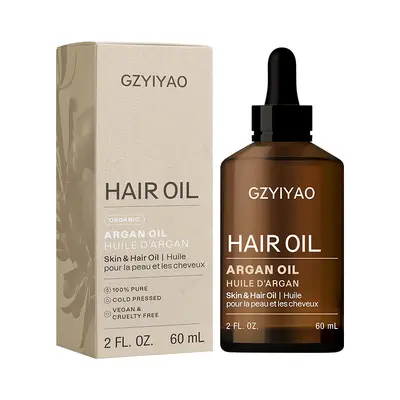Hair care oil, dry and curly hair, repair and nourishment