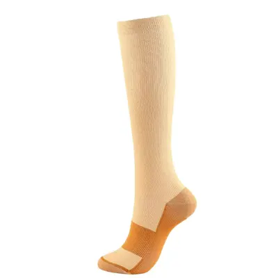 Kadın ve Erkek Kompresyon Çorapları, Yüksek Elastikiyetli Polyester Spor Çorapları - 8
