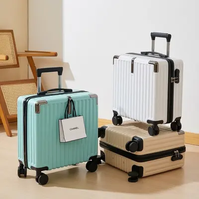 Travel Trolley Case, 18 Inch, Carry-On Size, Lightweight, Combination Lock - 4