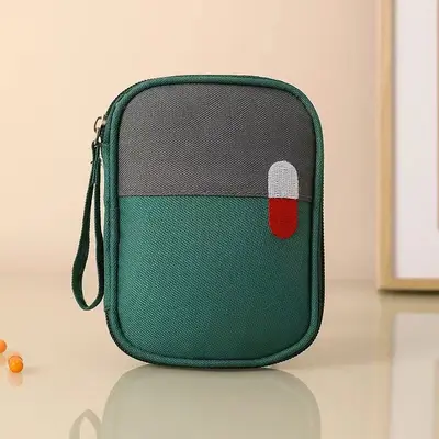 Medizinische Notfalltasche zur Seuchenverhütung, tragbar, für Zuhause und Internat, Aufbewahrungsbox für Medikamente, großvolumige medizinische Notfalltasche, Insulinbox - 13