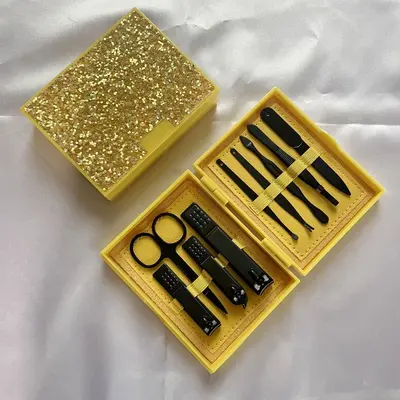 Nine-piece nail manicure tool set - 9