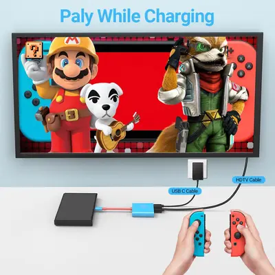 3-in-1 USB-C docking station for ROG mobile phones, tablets, and Nintendo gaming consoles 3in1 docking station