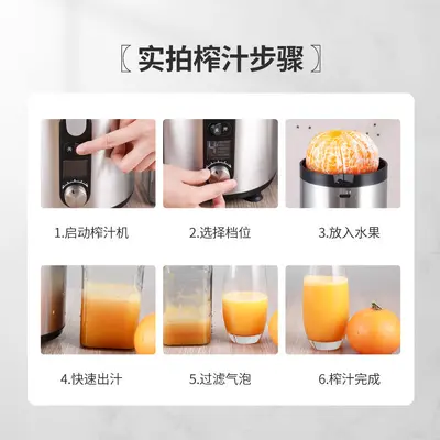 Fruit juicer, fully automatic, large-capacity, commercial