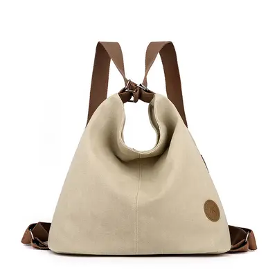 Canvas Women's Tote Bag, Large Capacity, Korean Style - 10