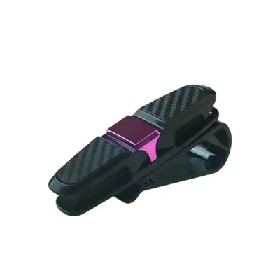 Car glasses clip, multifunctional carbon fiber patterned glasses clip, sun visor, eyeglass holder, car interior accessories - 10