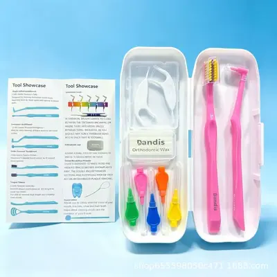 Kieferorthopädisches Mundhygiene-Set - 8
