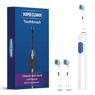 Electric Toothbrush, USB Rechargeable, Waterproof, Soft Bristle