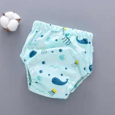 Washable 6-Layer Gauze Baby Training Pants, Breathable - 9