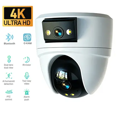 跨境专供无线WIFI摄像影头360度手机远程商用家用高清室内监控器 - 2