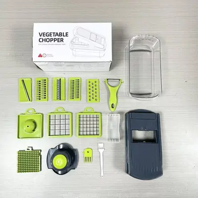 16-in-1 Vegetable Chopper Set with Shredder and Grater - 13