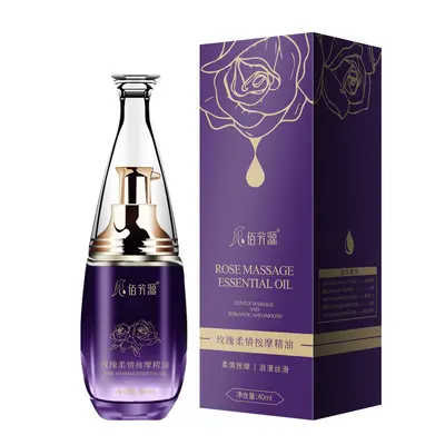 Rose Couples Massage Oil, Rinse-Free Lubricant - 7