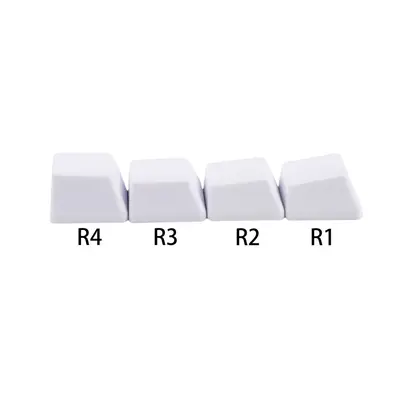 PBT kazınmamış klavye tuş takımı 1u kalınlaştırılmış mekanik klavye R1 R2 R3 R4 son derece kişiselleştirilmiş tek renkli çok renkli gökkuşağı eşleştirme - 6