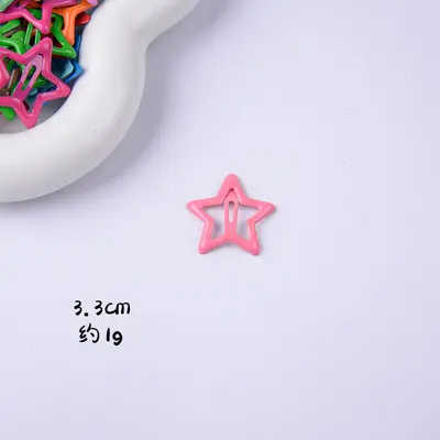 Star Hair Clip, Colorful Small Y2K Hair Accessory