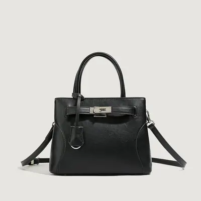 Women's Large Capacity Shoulder Bag, Kelly Style Crossbody - 7