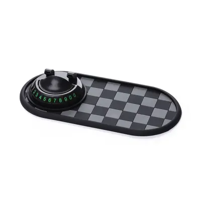 Car Anti-Slip Dashboard Mat with Phone Navigation Holder and Air Freshener Slot - 10