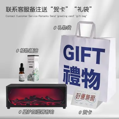 Fireplace Flame Aroma Diffuser Humidifier with Bluetooth Speaker - 9