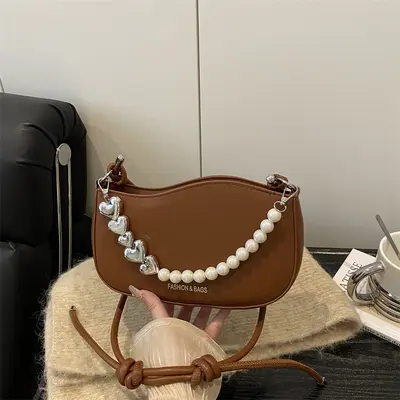 2025 Small Square Women's Bag, Korean Style Crossbody Shoulder Bag - 1