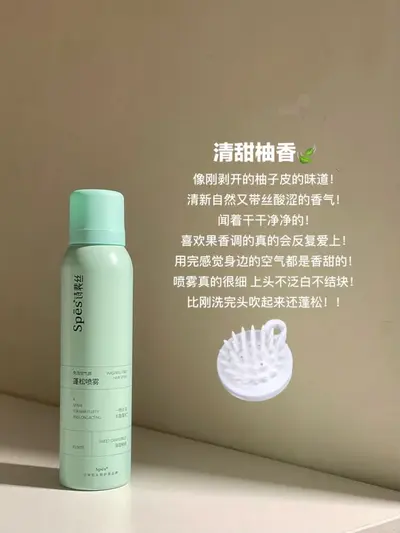 Spes Shi Pei Si Dry Hair Spray Spes Shipeisi Dry Shampoo Spray Oil Control Hair Magic for Removing Greasy Hair, Dry and Fluffy Volume Powder - 10