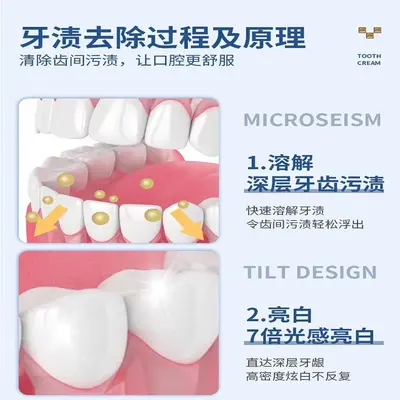 6% HP Teeth Whitening Strips, No Residue, Dot-Matrix Pattern - 3