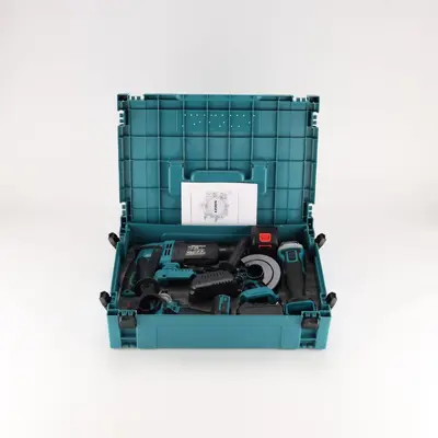 Vierteiliges Elektrowerkzeug-Set Lithium-Akku Bohrmaschine