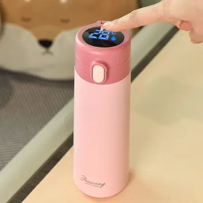 316不锈钢智能保温杯温显男女大容量水杯泡茶杯子严选豌豆杯礼品