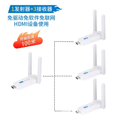 Kablosuz HDMI verici alıcı, ses video - 10