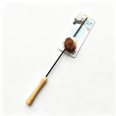 Three-Section Telescopic Cat Feather Wand with Bell - 10
