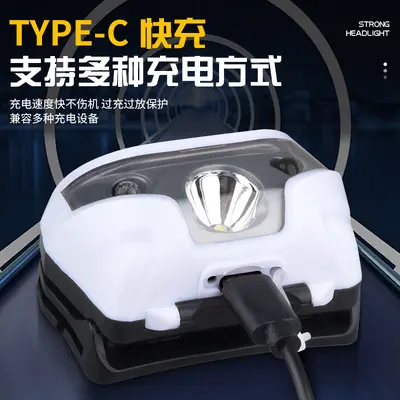 Rechargeable LED Headlamp with Motion Sensor, Long Battery Life