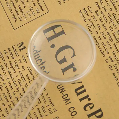40 mm Handlupe aus transparentem Acryl, HD - 4