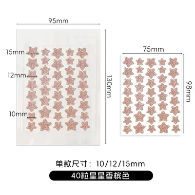 Cartoon Round Transparent Invisible Acne Patches 36 Pieces - 8