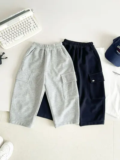 Children's Loose Sweatpants with Large Pockets, Autumn 2026
