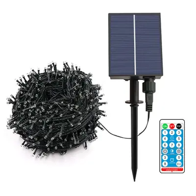 Remote Control Colorful LED Solar String Lights, Waterproof - 6