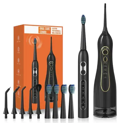 F5 diş ipi T8 elektrikli diş fırçası şarjlı set - 2