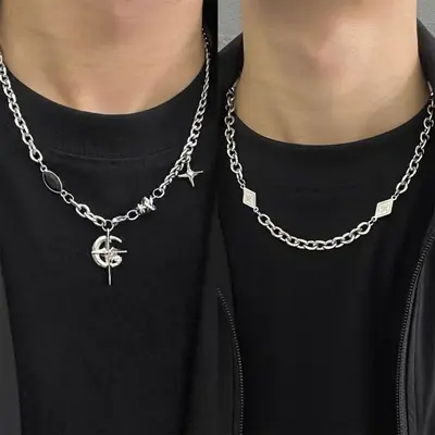 Herren-Halskette exklusives Design Schlüsselbeinkette - 13