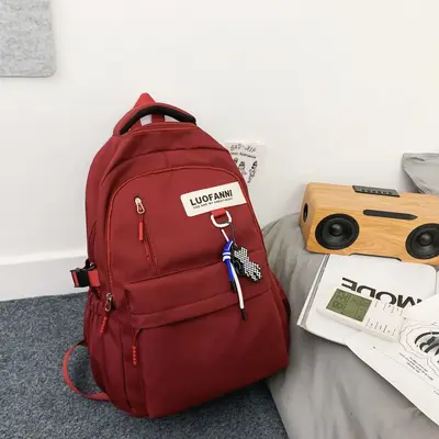 Minimalist Unisex School Backpack College Style Korean Design - 11