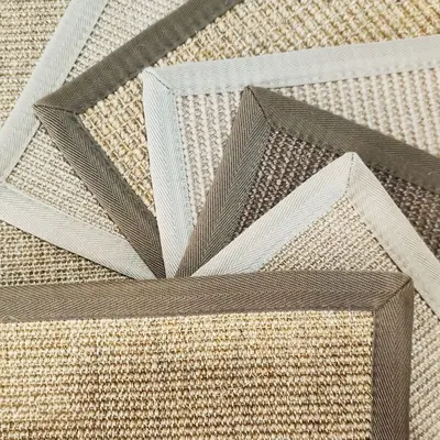 Fabrika doğrudan tedarik saf sisal taklit sisal kedi tırmalama pedi, kenar bağlama, destek, Velcro, evcil hayvan malzemeleri.