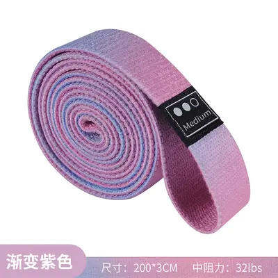 Lange Kniebeugen-Widerstandsbänder 200x3 cm, Glute-Ring, Yoga-Fitness-Zugband - 7
