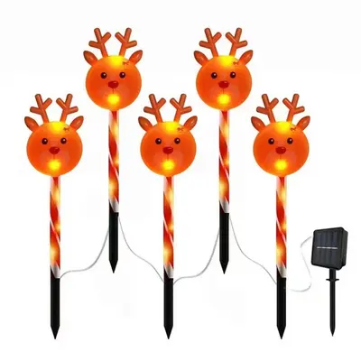 Christmas Snowman LED Ground Stake Light for Garden - 9
