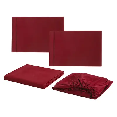 Vio Vierteiliges Bettbezug-Set mit flachen Streifen - 10