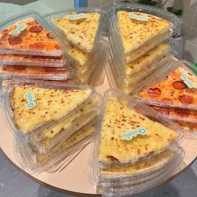 12-Inch Six-Slice Disposable Pizza Box