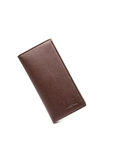 Men's PU Vertical Long Wallet, Litchi Grain, Soft, Multi-Card Slots - 8
