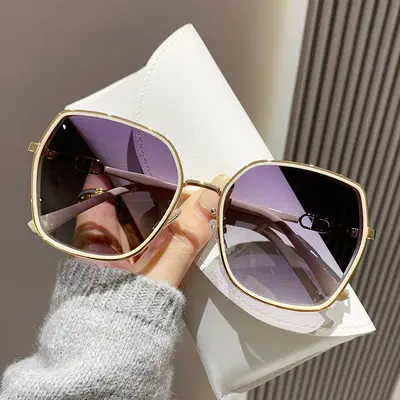 Large Frame UV Protection Sunglasses for Women - 7