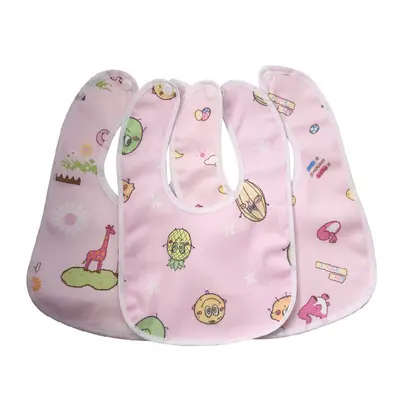 Waterproof children's drool bib, double-layer baby - 10